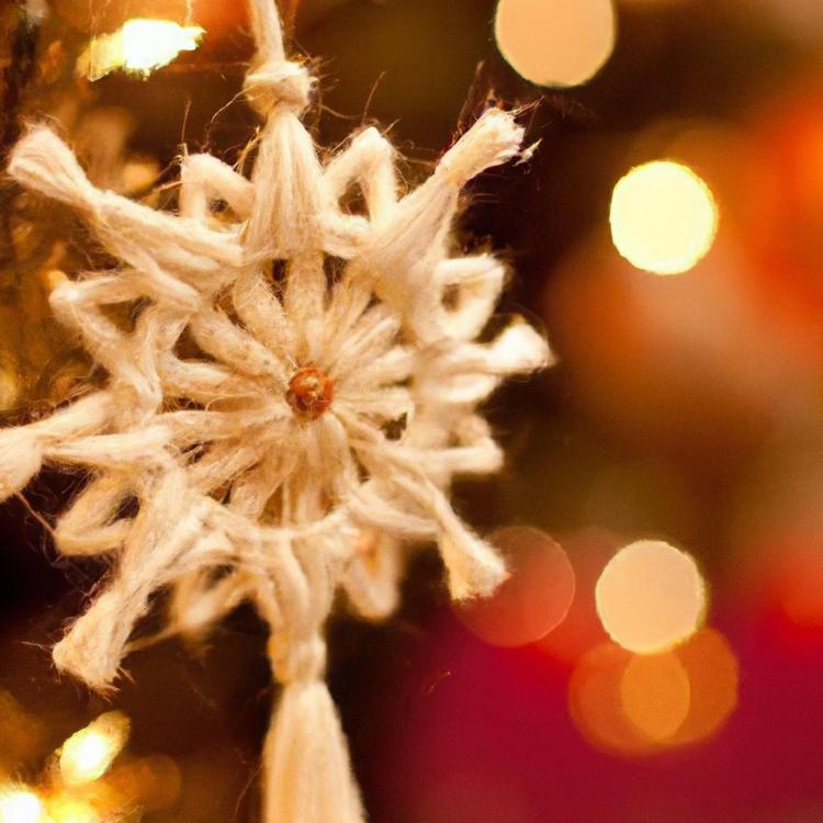 ozdoby świąteczne makrama